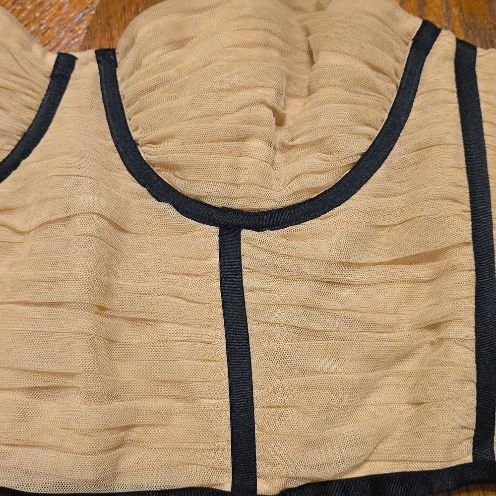 Alice + Olivia Dania Ruched Bustier, Sz 2 - Picture 12 of 15